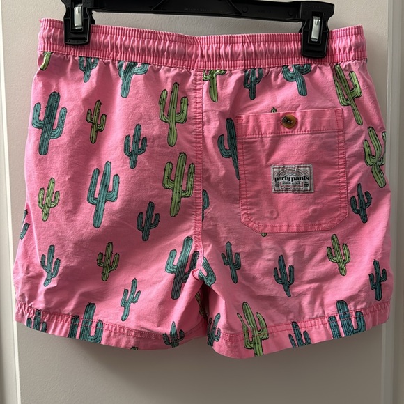 Pale pink and cacti swim shorts - Picture 5 of 5